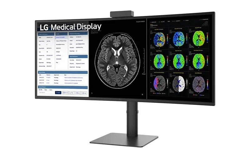 LG 40HT513D-B 11MP UltraWide diagnostic monitor display close-up
