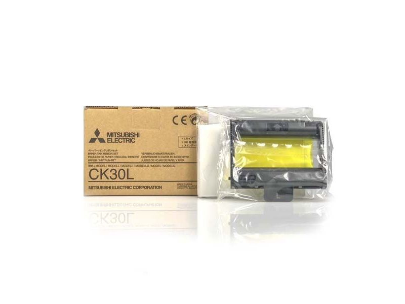 Mitsubishi CK30L Paper and Ink Cartridge