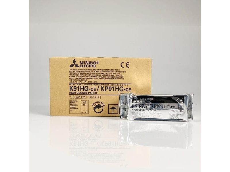 Mitsubishi K91HG-CE / KP91HG-CE High Glossy Thermal Paper