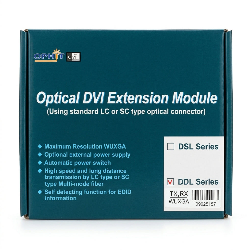 Ophit DDL-TX/RX-SET DVI Dual Link Fiber Optic Extender Set