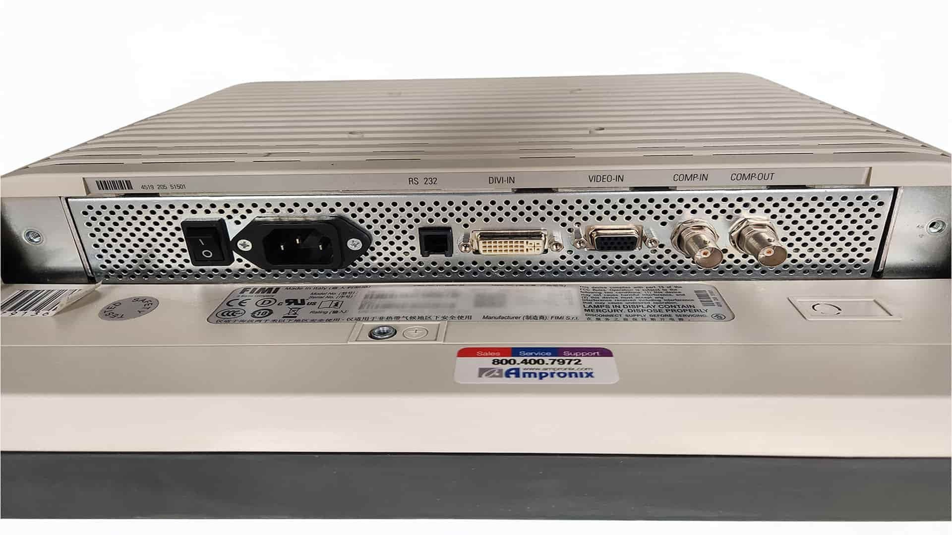 Philips MML1942-PER 19LCD-XR 991932252091 Grayscale Medical LCD Display