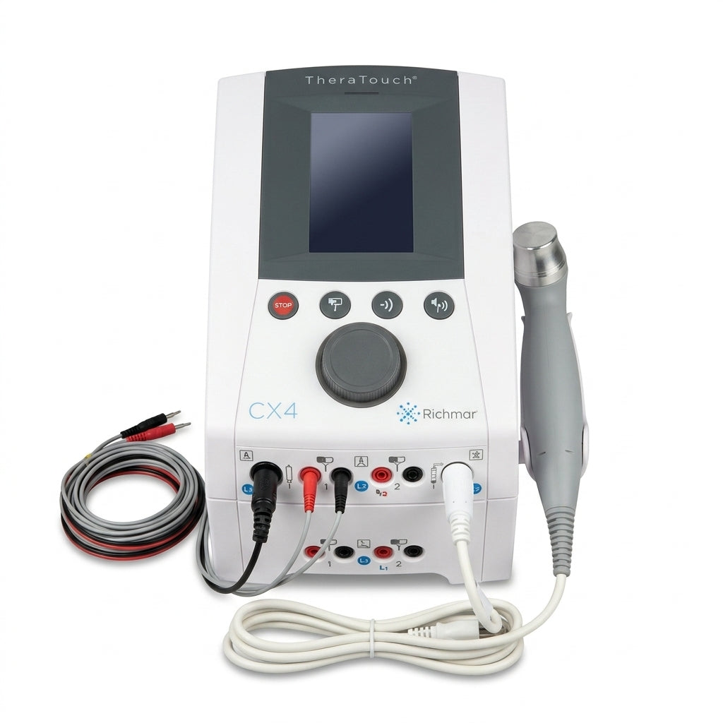 Richmar TheraTouch CX4 4-Channel Electrotherapy and Ultrasound Combo System