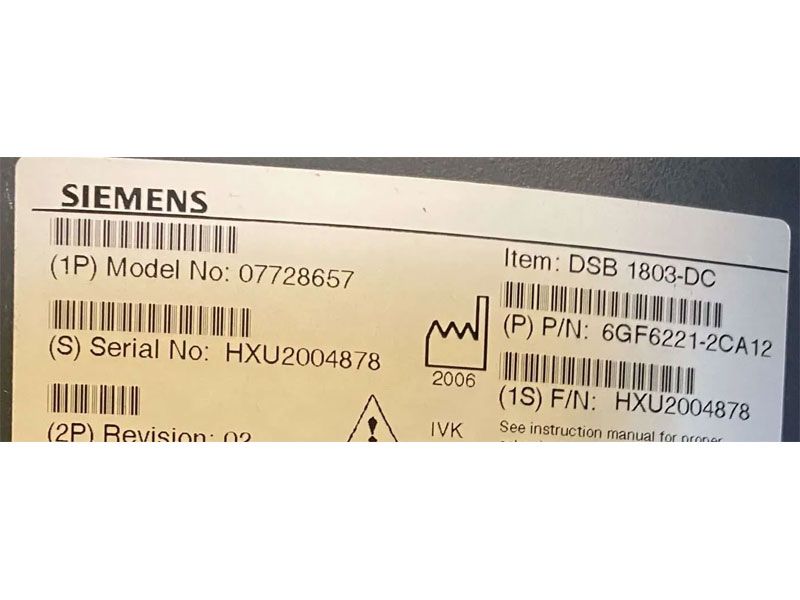 Siemens DSB1803DC 18.1" Grayscale Medical Monitor