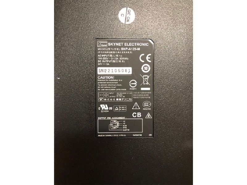 Skynet Electronic SNP-A129-M Power Supply 24V/5A