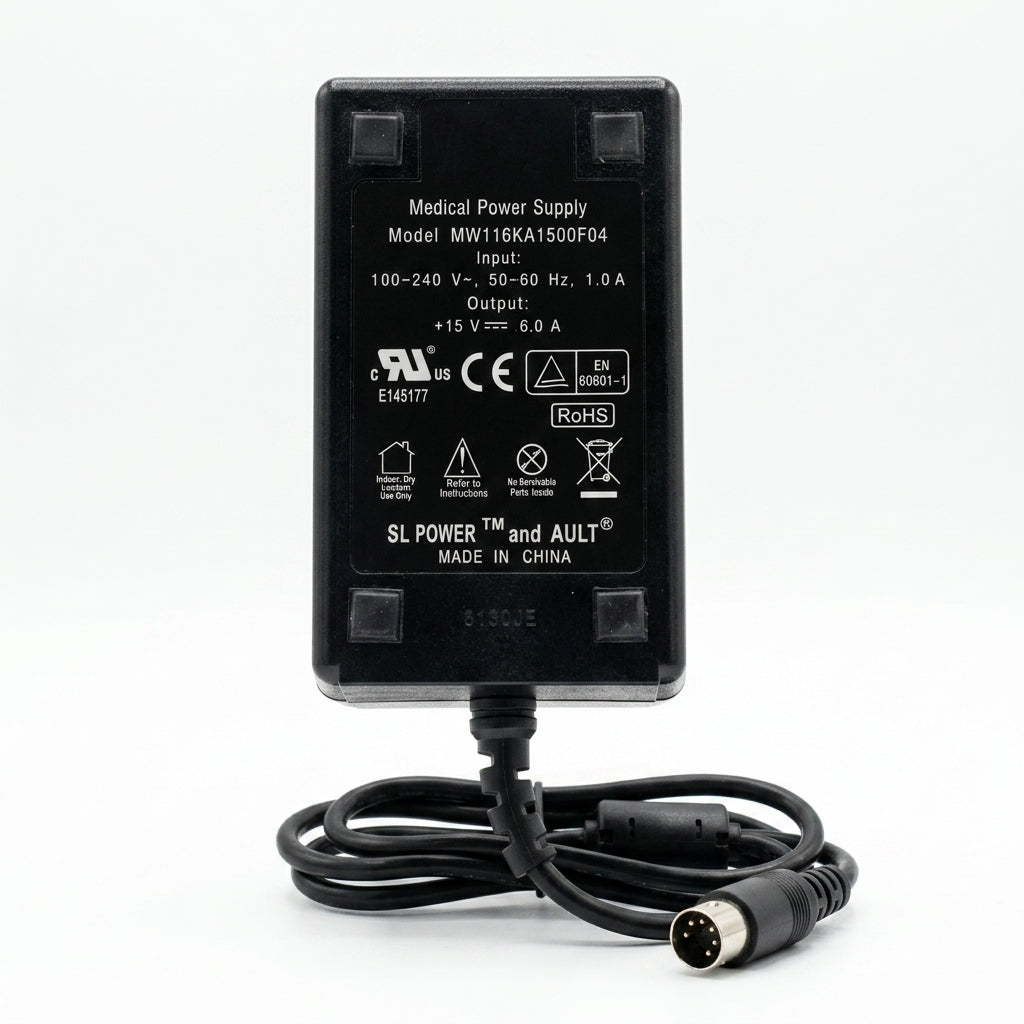 SL Power Ault MW116KA1500F04 15V Medical Power Supply