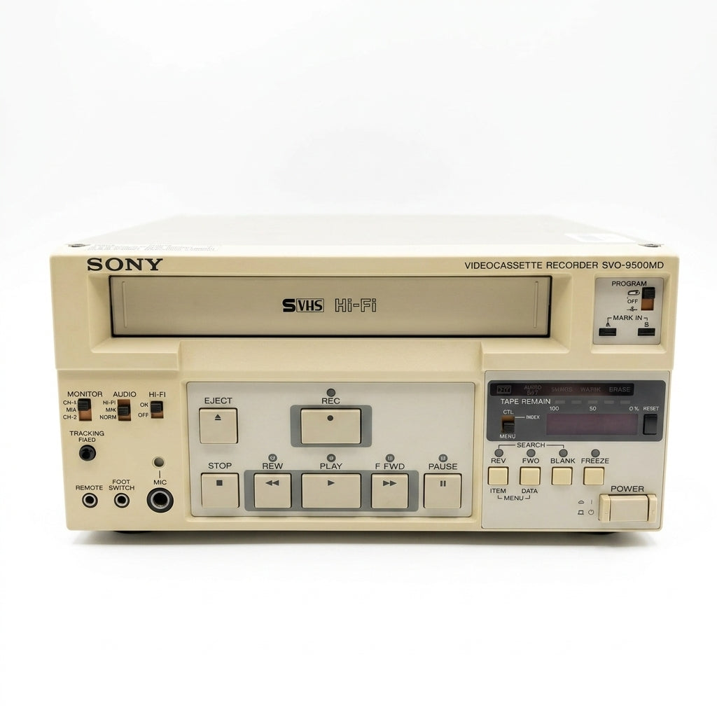 Sony SVO-9500MD2 Medical Grade S-VHS Videocassette Recorder