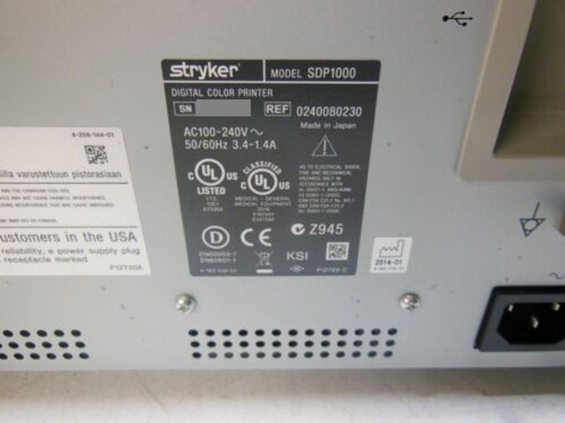 Stryker SDP1000 Color Digital Printer