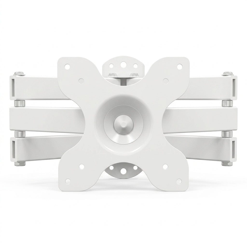 Wali 1330LMW Single Monitor Articulating Wall Mount (White)